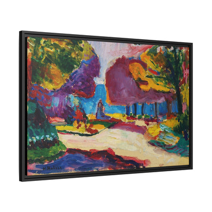 Jardin du Luxembourg, Paris (1902) by Henri Matisse  / Toile encadrée sur caisse américaine