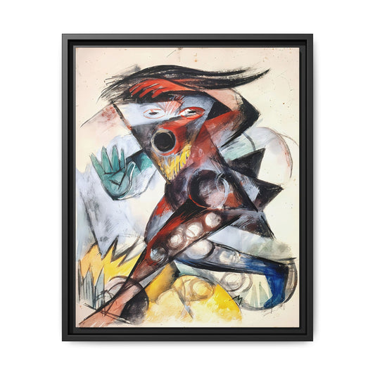 Caliban (1914) by Franz Marc / Toile encadrée sur caisse américaine