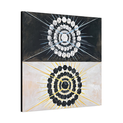 Group IX,SUW No. 8, The Swan, No. 8 (1915)  by  Hilma af Klint / Reproduction Fine Art sur Toile / Flanc Large Epaisseur 3.2 cm - 1.25 inch