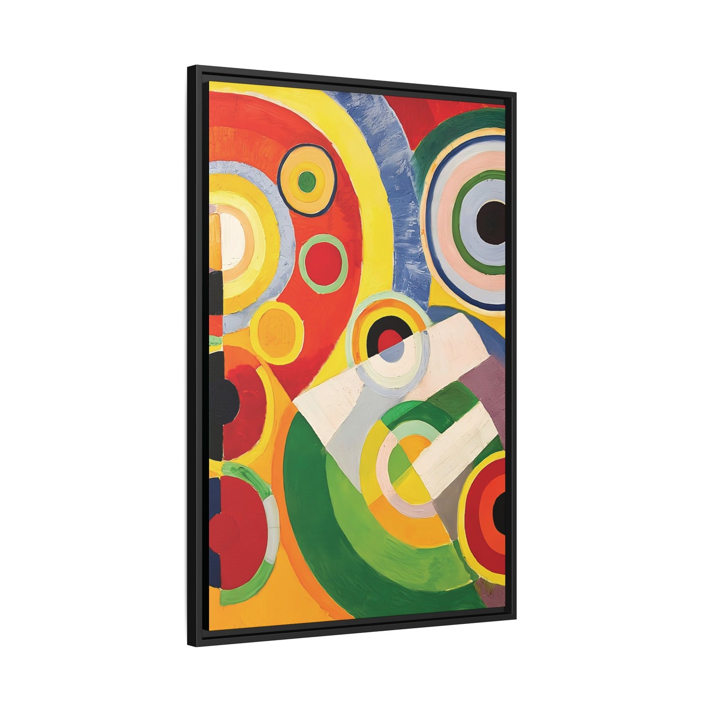 Rythme, Joie de vivre (1930) by Robert Delaunay  / Toile encadrée sur caisse américaine