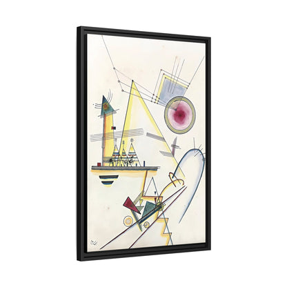 Wassily Kandinsky / Delicate Soul (1925) / Toile encadrée sur caisse américaine