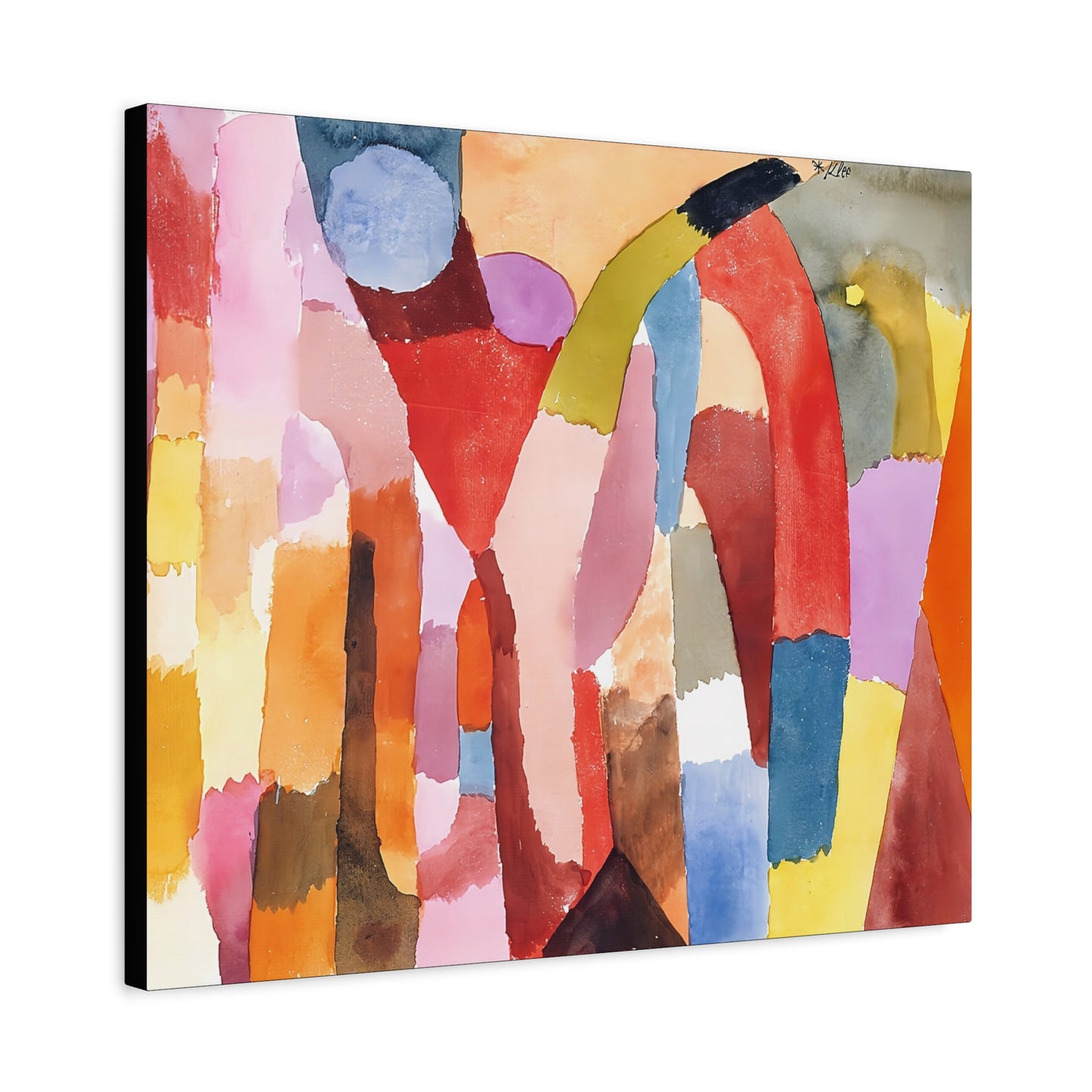 Movement of Vaulted Chambers (1915) by Paul Klee   / Reproduction Fine Art sur Toile / Epaisseur 3,2cm - 1'25 po