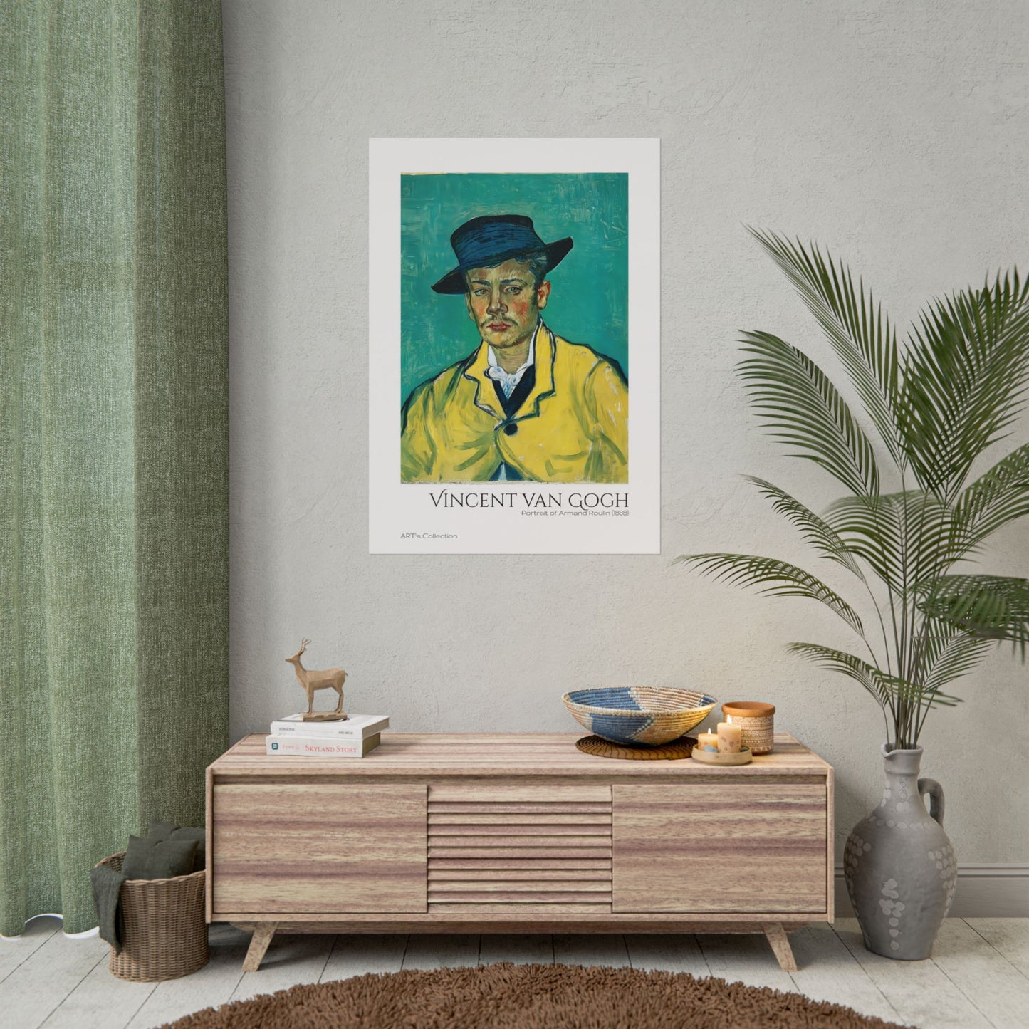 Portrait of Armand Roulin (1888) by Vincent van Gogh / Affiche imprimée - Série ART's Collection