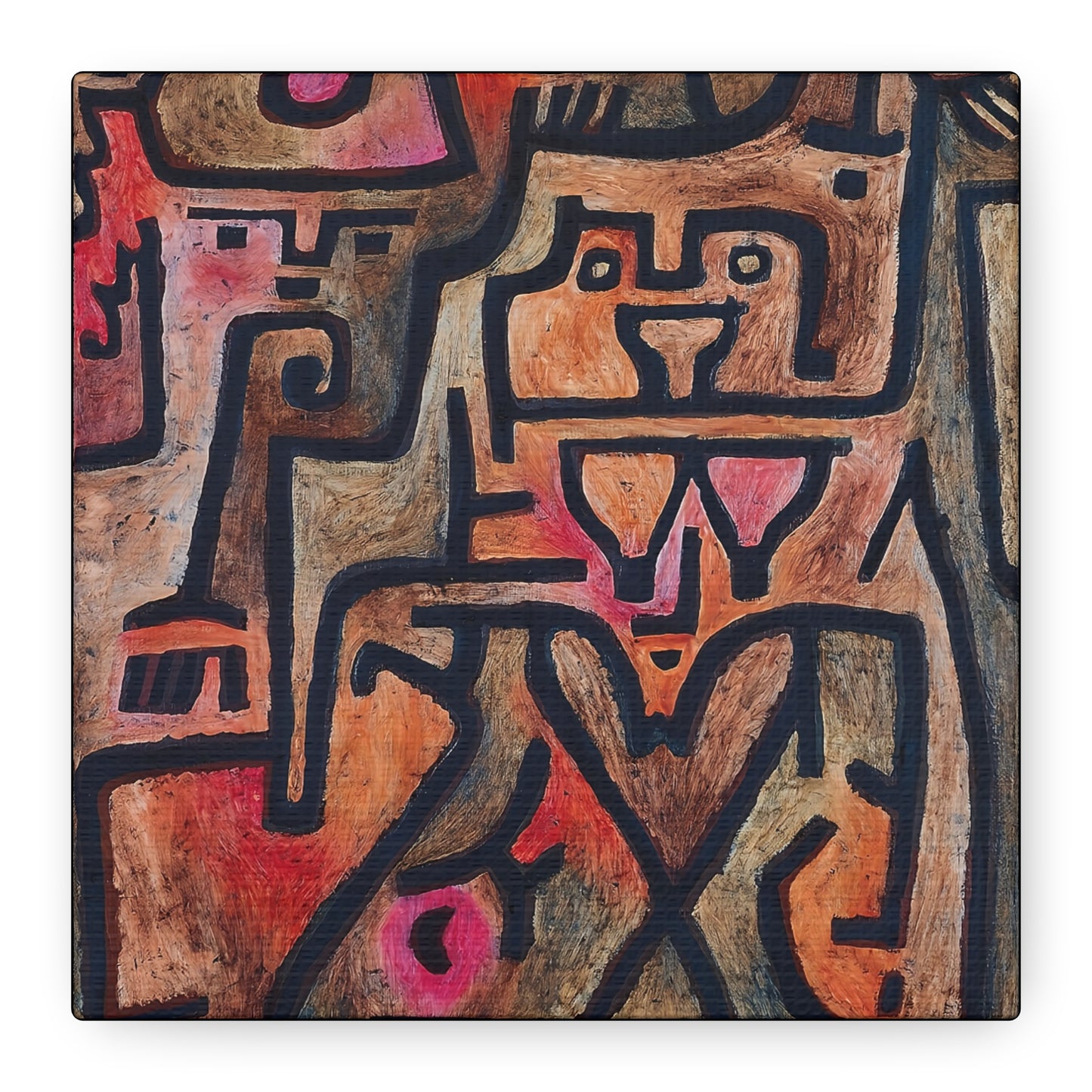 Forest Witches (1938) by Paul Klee / Reproduction Fine Art sur Toile / Epaisseur 3,2cm - 1'25 po