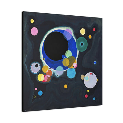 Several Circles (1926) by Wassily Kandinsky  / Reproduction Fine Art sur Toile / Epaisseur 3,2cm - 1'25 po