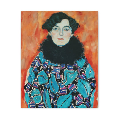 Johanna Staude (1917) by Gustav Klimt / Reproduction Fine Art sur Toile /  Epaisseur 3.2 cm - 1.25 inch