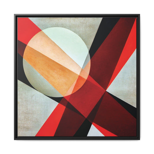 A 19 (1927) by László Moholy-Nagy / Toile encadrée sur caisse américaine