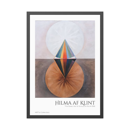 The Swan, No. 12, Group IX-SUW (1915) by Hilma af Klint  / Affiche Encadrée série ART's Collection