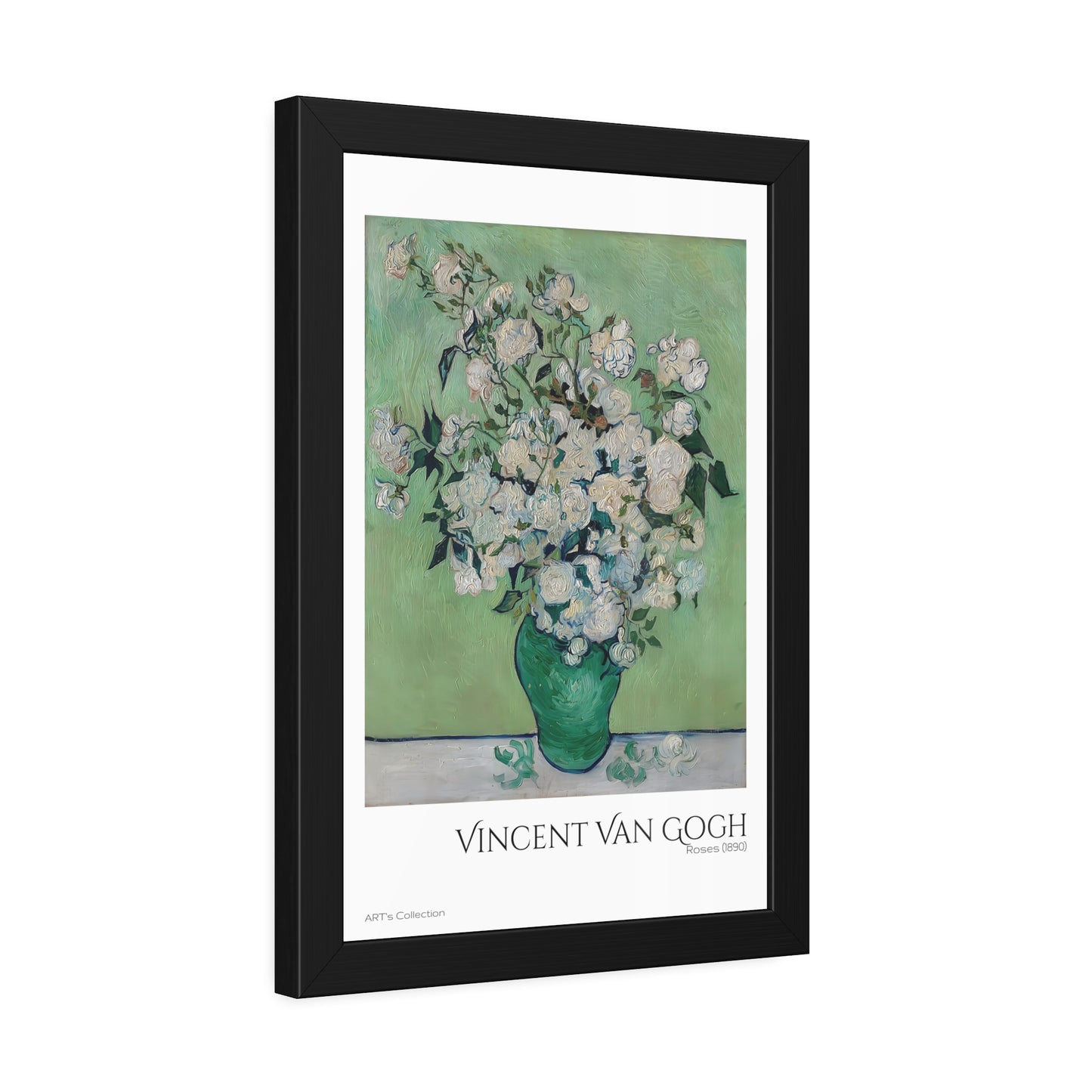 Roses (1890) by Vincent Van Gogh / Affiche Encadrée série ART's Collection