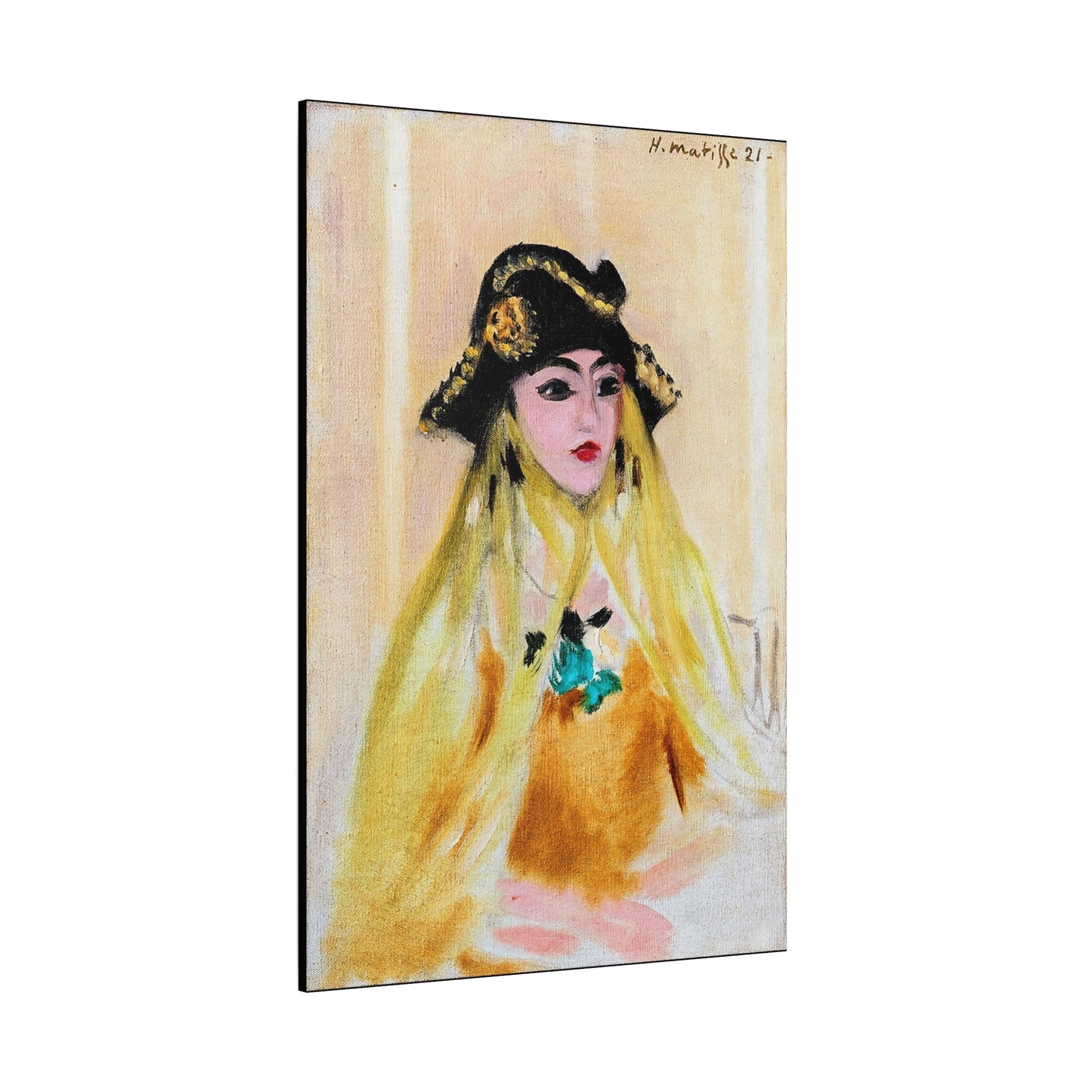 Ancilla (1921) by Henri Matisse / Reproduction Fine Art sur Toile /  Epaisseur 3.2 cm - 1.25 inch