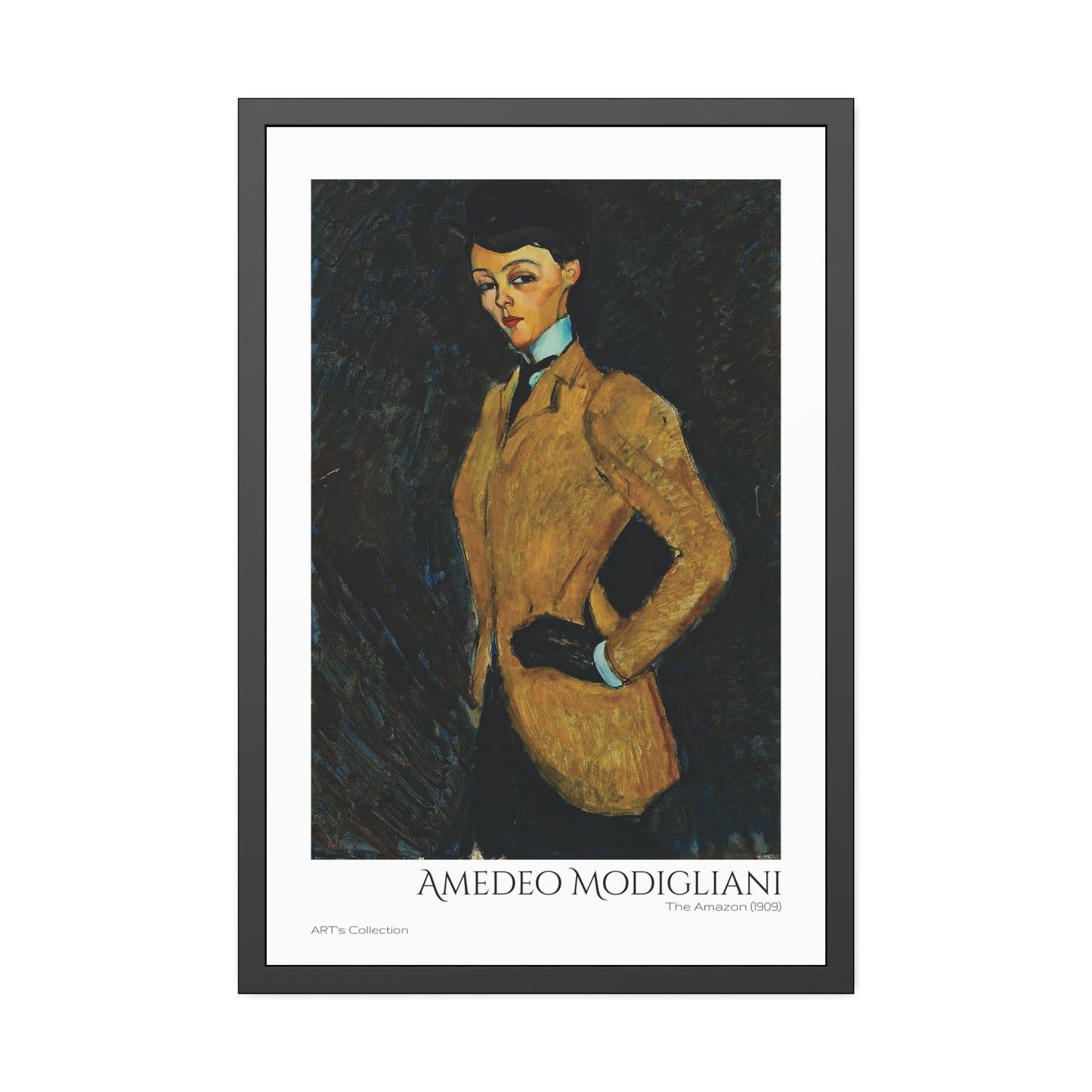 The Amazon (1909) by Amedeo Modigliani  / Affiche Encadrée série ART's Collection