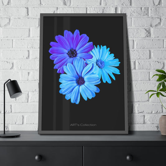 Collection Signature "FLORAL Numéro 2" sur Affiche Encadrée série ART's Collection