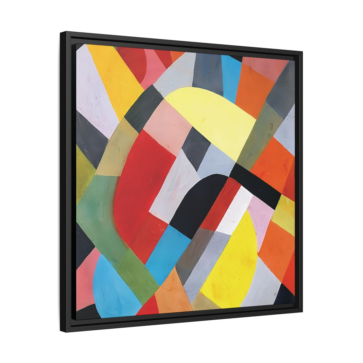 Composition Abstraite (1936-38) by Otto Freundlich   / Toile encadrée sur caisse américaine