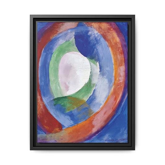 Formes circulaires Lune Numéro 1 (1913)  by Robert Delaunay  / Toile encadrée sur caisse américaine