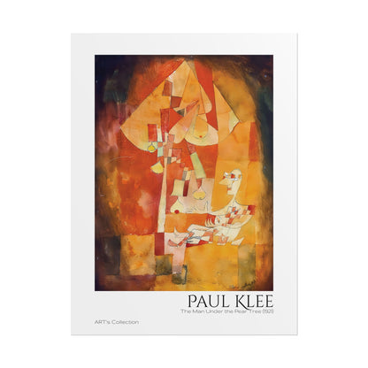 The Man Under the Pear Tree (1921) by Paul Klee / Affiche imprimée - Série ART's Collection