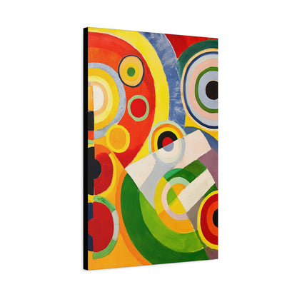 Rythme, Joie de vivre (1930) by Robert Delaunay / Reproduction Fine Art sur Toile / Large Epaisseur 3.2 cm - 1.25 inch
