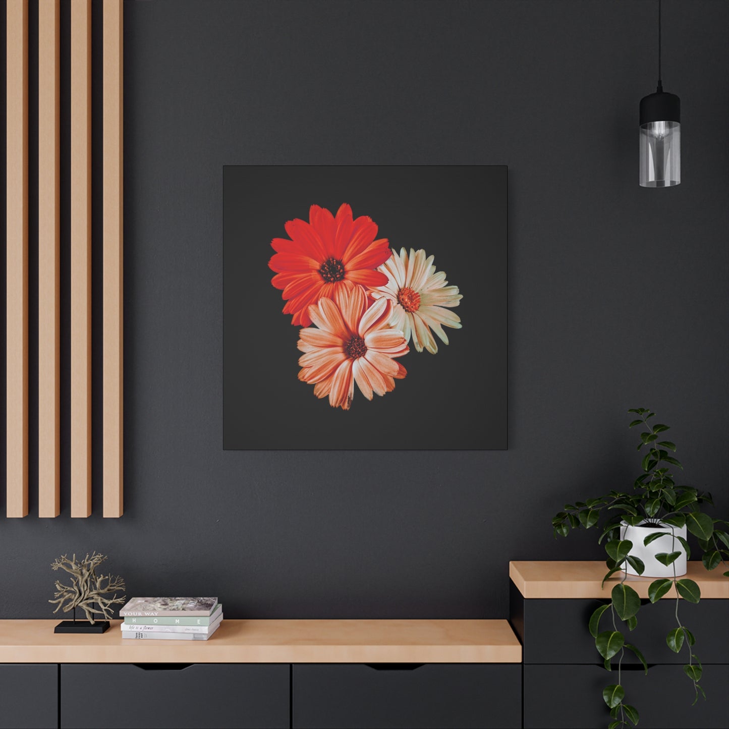 Collection Signature "FLORAL Numéro 7" sur Toile Fine Art sur Toile / Epaisseur 3,2cm - 1'25 po