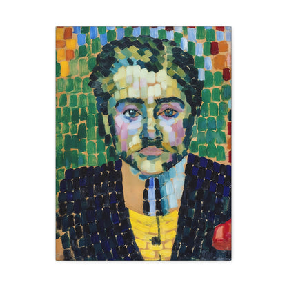 Jean Metzinger (1906) by Robert Delaunay / Reproduction Fine Art sur Toile / Epaisseur 3,2cm - 1'25 po
