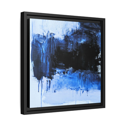 Tableau Beaux Arts Black Ocean "Série Sign Collections" / Toile encadrée sur caisse américaine