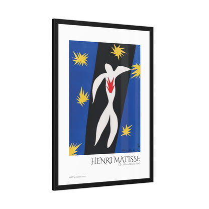 La Chute d'Icare (1943) by Henri Matisse / Affiche Encadrée série ART's Collection