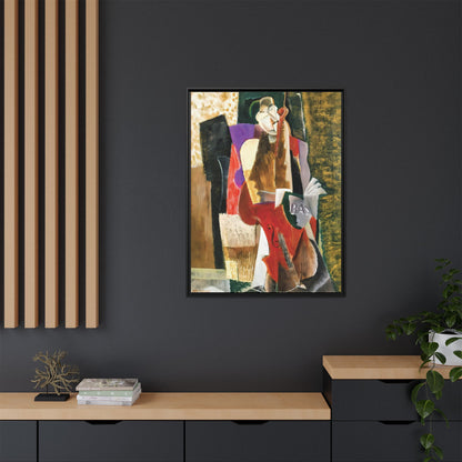 The Cellist (1917) by Max Weber  / Toile encadrée sur caisse américaine