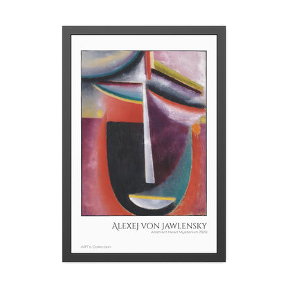 Abstract Head Mysterium (1925) by Alexej von Jawlensky  / Affiche Encadrée série ART's Collection