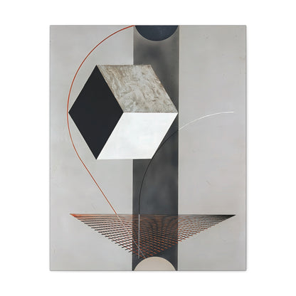 Proun 99 (ca. 1923-1925) by El Lissitzky / Reproduction Fine Art sur Toile /  Epaisseur 3.2 cm - 1.25 inch