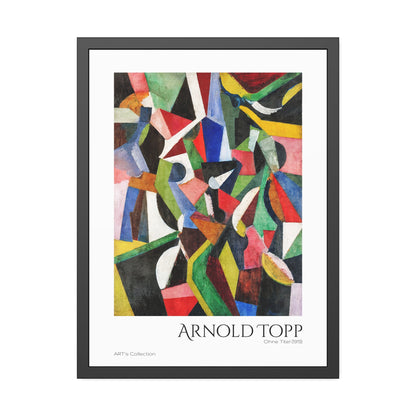 Ohne Titel (1919) by Arnold Topp / Affiche Encadrée série ART's Collection