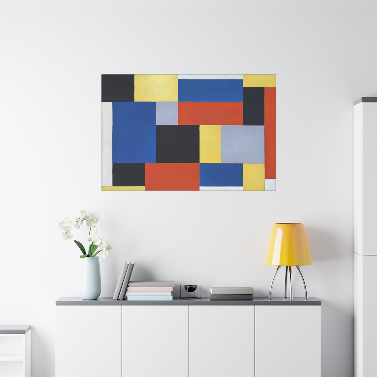 Composition XX (1920) by Theo van Doesburg  / Reproduction Fine Art sur Toile / Epaisseur 3.2 cm - 1.25 inch