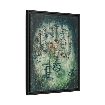 Lichtung E (Clearing E) (1930) by Paul Klee / Toile encadrée sur caisse américaine