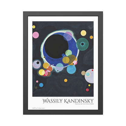 Several Circles (1926) by Wassily Kandinsky / Affiche Encadrée série ART's Collection