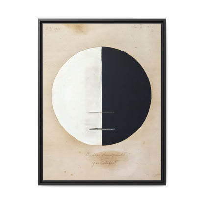 Buddhas Standpoint in the Earthly Life No. 3 (1920) by Hilma af Klint   / Toile encadrée sur caisse américaine