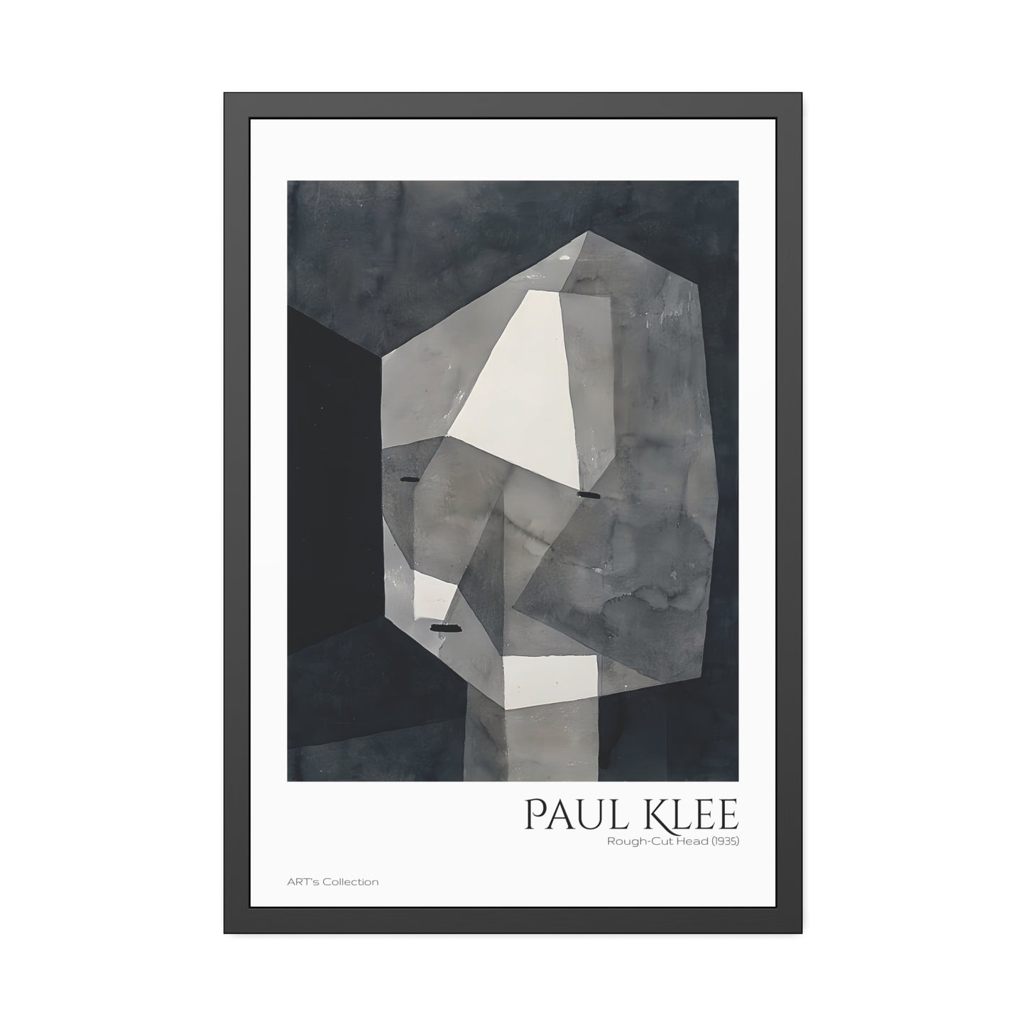 Rough-Cut Head (1935)  by Paul Klee / Affiche Encadrée série ART's Collection