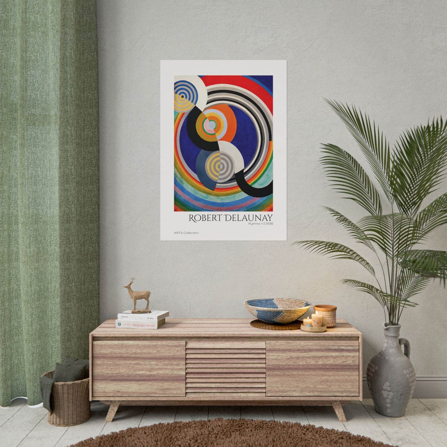 Rythme Numéro 2 (1938) by Robert Delaunay / Affiche imprimée - Série ART's Collection