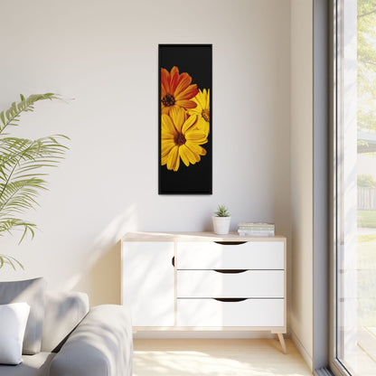 Collection Signature "FLORAL Numéro 4" sur Toile encadrée avec caisse américaine