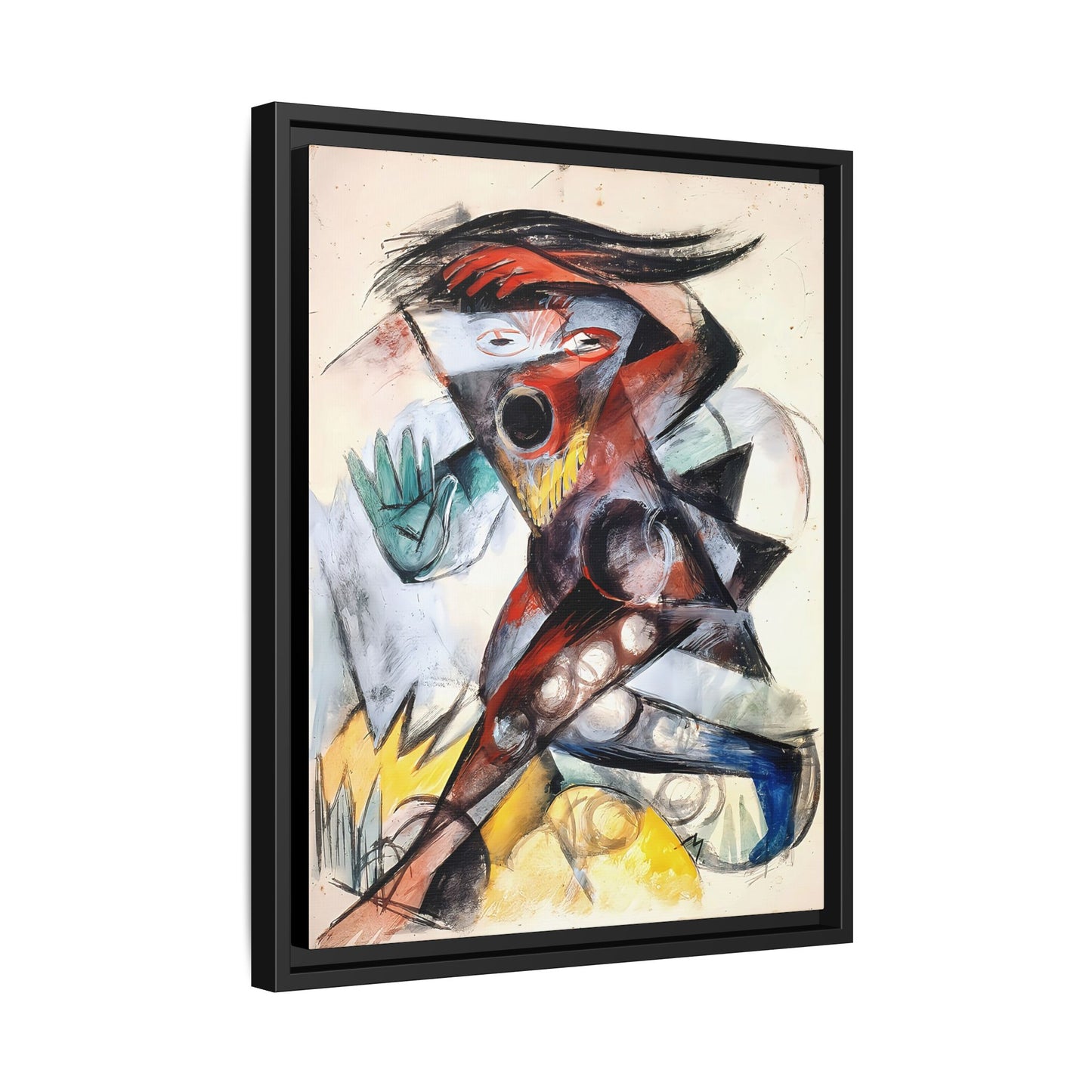 Caliban (1914) by Franz Marc / Toile encadrée sur caisse américaine