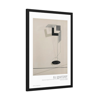 Kestnermappe Proun, Rob. Levnis and Chapman GmbH Hannover #2 (1923) by El Lissitzky / Affiche Encadrée série ART's Collection