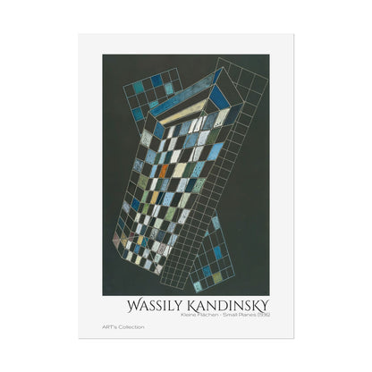 Kleine Flächen - Small Planes (1936) by Wassily Kandinsky / Affiche imprimée - Série ART's Collection