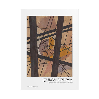 Raum-Kraft Komposition (1921-1922) by Lyubov Popova / Affiche imprimée - Série ART's Collection