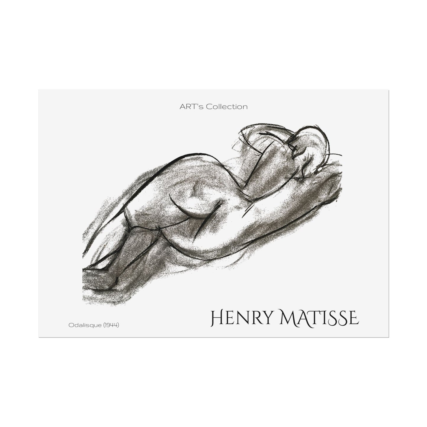 Odalisque (1944) by Henry Matisse / Affiche imprimée - Série ART's Collection
