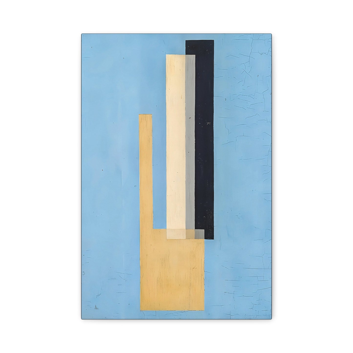 Konstruktion (circa 1920-1922) by László Moholy-Nagy  / Reproduction Fine Art sur Toile /  Epaisseur 3.2 cm - 1.25 inch