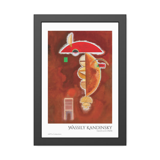 Gedrückt (1929) by Wassily Kandinsky / Affiche Encadrée série ART's Collection