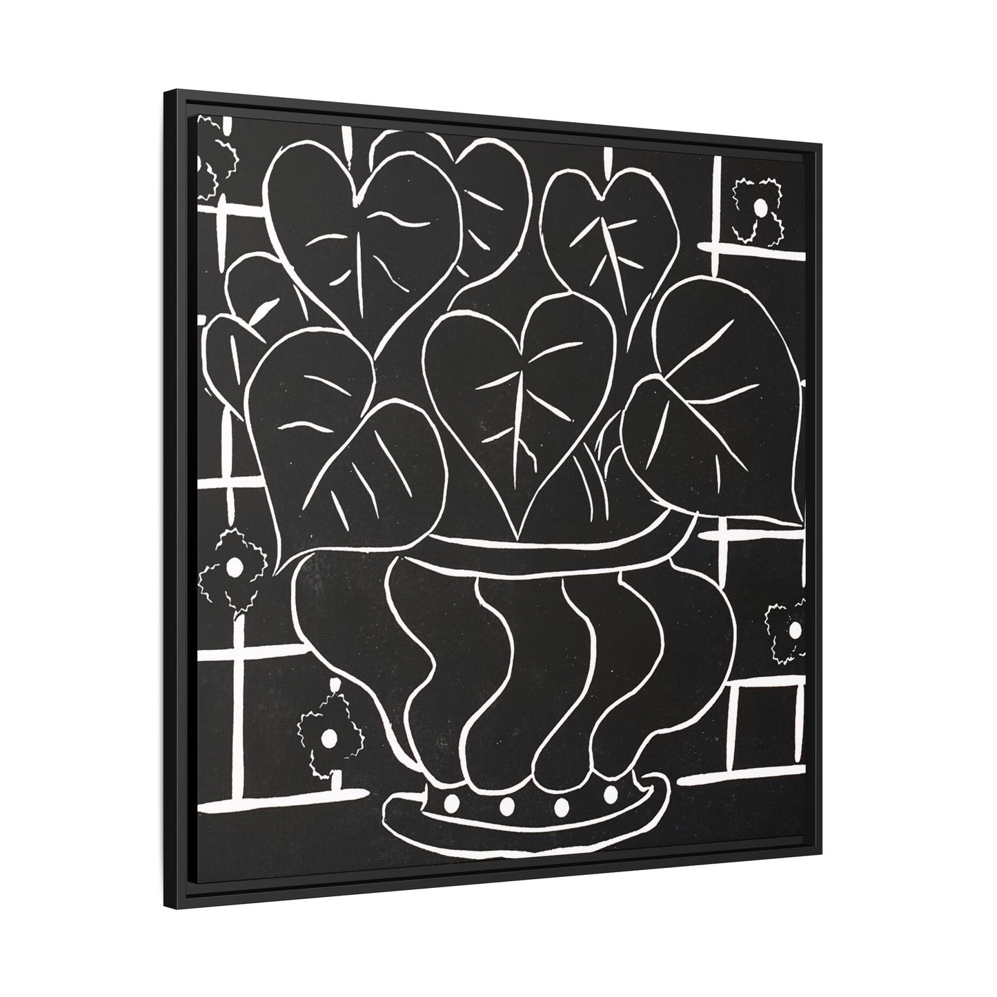Corbeille de bégonias I (1938) by Henri Matisse / Toile encadrée sur caisse américaine