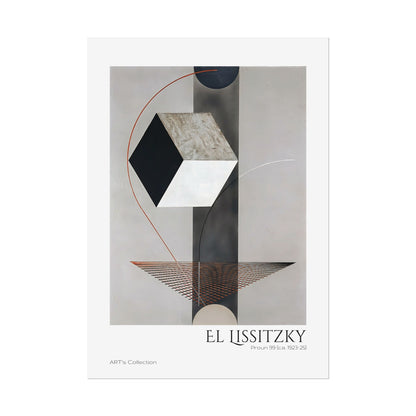 Proun 99 (ca. 1923-1925) by El Lissitzky / Affiche imprimée - Série ART's Collection