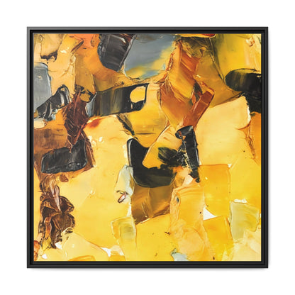 Tableau Graphic Orpiment "Série Sign Collections" / Toile encadrée sur caisse américaine
