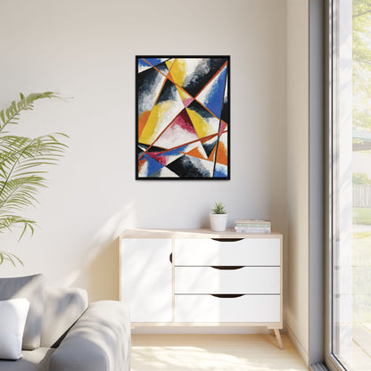 Untitled Compositions (circa 1916)  by Lyubov Popova / Toile encadrée sur caisse américaine