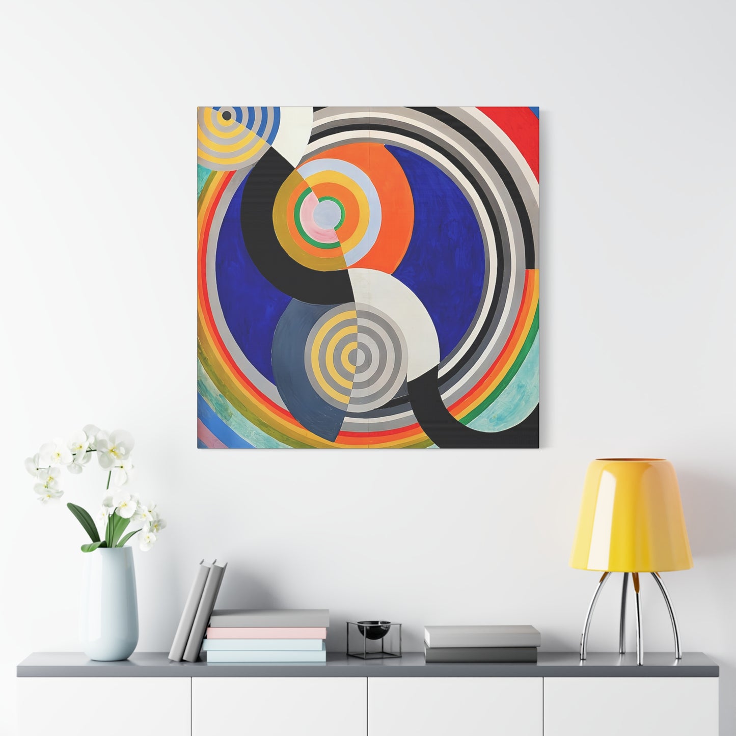 Rythme numéro 2 (1938)  by Robert Delaunay / Reproduction Fine Art sur Toile / Epaisseur 3,2cm - 1'25 po