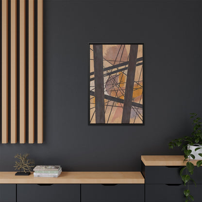 Raum-Kraft Komposition (1921-22) by Lyubov Popova / Toile encadrée sur caisse américaine
