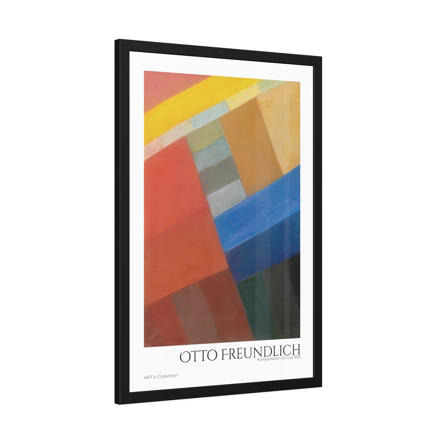 Komposition (Circa 1931) by Otto Freundlich  / Affiche Encadrée série ART's Collection