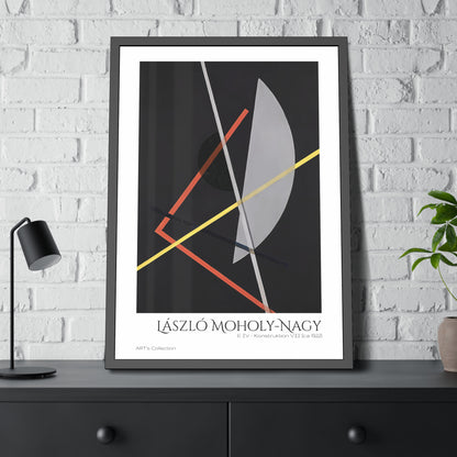 E IV - Konstruktion VII (ca 1922)  by László Moholy-Nagy  / Affiche Encadrée série ART's Collection